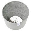Ecopots Oslo Pflanztopf mit Wasserspeicher (Außenmaß (Ø x H): 45 x 39,4 cm, Kunststoff, Weißgrau) | BAUHAUS