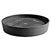 Ecopots Amsterdam Blumentopf-Untersetzer mit Rollen (Außenmaß (Ø x H): 51 x 10,1 cm, Kunststoff, Dunkelgrau) | BAUHAUS