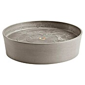 Ecopots Amsterdam Blumentopf-Untersetzer mit Rollen (Außenmaß (Ø x H): 28,7 x 8,3 cm, Kunststoff, Taupe) | BAUHAUS