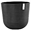 Ecopots Oslo Pflanztopf mit Wasserspeicher (Außenmaß (Ø x H): 55 x 48,5 cm, Kunststoff, Dunkelgrau) | BAUHAUS
