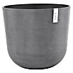 Ecopots Oslo Pflanztopf mit Wasserspeicher (Außenmaß (Ø x H): 55 x 48,5 cm, Kunststoff, Grau) | BAUHAUS