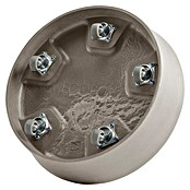 Ecopots Amsterdam Blumentopf-Untersetzer mit Rollen (Außenmaß (Ø x H): 28,7 x 8,3 cm, Kunststoff, Taupe) | BAUHAUS