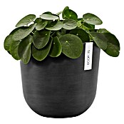 Ecopots Oslo Pflanztopf (Außenmaß (Ø x H): 25 x 21,8 cm, Kunststoff, Dunkelgrau) | BAUHAUS