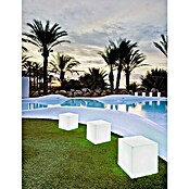 Design-Außenleuchte Cuby 45 (45 x 45 x 45 cm, Warmweiß)