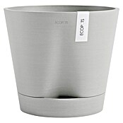 Ecopots Pflanztopf Venice 2 (Außenmaß (Ø x H): 30 x 27,5 cm, Kunststoff, Weiß Grau) | BAUHAUS