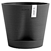 Ecopots Pflanztopf Venice 2 (Außenmaß (Ø x H): 20,1 x 17,7 cm, Kunststoff, Dunkelgrau) | BAUHAUS