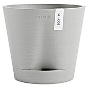 Ecopots Pflanztopf Venice 2 (Außenmaß (Ø x H): 20,1 x 17,7 cm, Kunststoff, Weiß Grau) | BAUHAUS