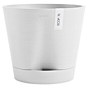 Ecopots Pflanztopf Venice 2 (Außenmaß (Ø x H): 30 x 27,5 cm, Kunststoff, Weiß) | BAUHAUS