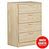 Astigarraga Vita Cómoda (L x An x Al: 36 x 65 x 96 cm, Natural, Número de cajones: 4 ud.) | BAUHAUS