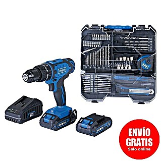 Scheppach IXES 20V Taladro atornillador de batería C-CDTB74/2-X (20 V, 2 baterías, 2 Ah, 50 Nm, 77 pzs.)