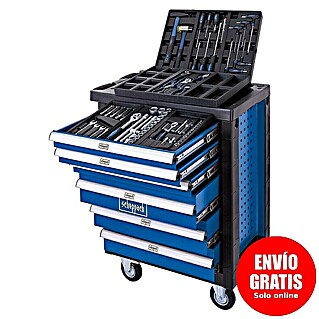 Scheppach Carro portaherramientas TW1150 (L x An x Al: 760 x 460 x 965 mm, Número de cajones: 6 ud., 70 pzs.)