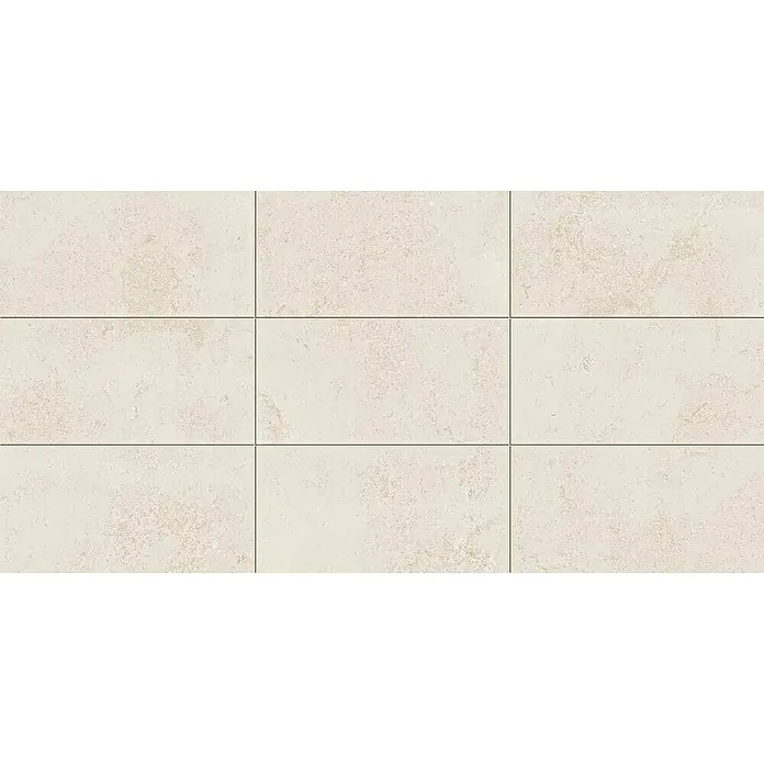 Atlas Concorde Solution Feinsteinzeugfliese Lunastone - 30 x 60 cm, Ivory, Matt - Helle Keramikfliesen mit subtiler Textur und präzisen Fugen. Ideal für moderne Innenräume, die Eleganz und Schlichtheit vereinen.