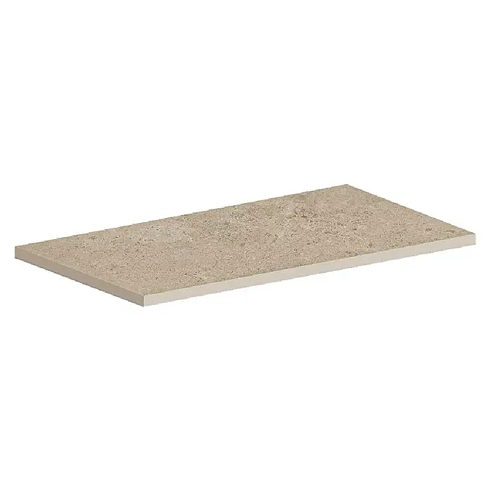 Atlas Concorde Solution Feinsteinzeugfliese Lunastone - 60 x 120 cm, Ash, Matt - Beiger Pflasterstein mit dezenter Textur, ideal für Terrassen und Gehwege. Er verleiht Aussenbereichen eine natürliche, warme Note.