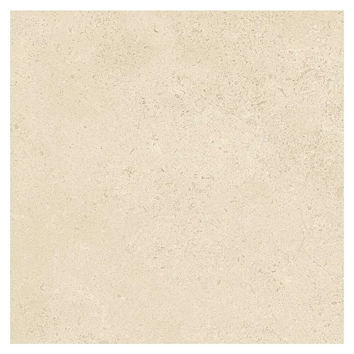Atlas Concorde Solution Feinsteinzeugfliese Lunastone - 60 x 60 cm, Sand, Matt - Bild eines beigen Keramikfliesenmusters mit subtiler Textur, ideal für moderne Innenräume.