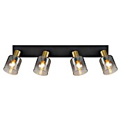 Globo Deckenstrahler Hollsy (25 W, L x B x H: 550 x 80 x 180 mm, Goldfarben, Klar, Rauchfarben, Schwarz, E14) | BAUHAUS