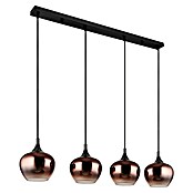 Globo Pendelleuchte Maxy (E27, 40 W, L x B x H: 1 000 x 180 x 1 200 mm, Klar, Kupferfarben, Schwarz, Schwarz-Chrom) | BAUHAUS
