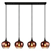 Globo Pendelleuchte Maxy (E27, 40 W, L x B x H: 1 000 x 180 x 1 200 mm, Klar, Kupferfarben, Schwarz, Schwarz-Chrom) | BAUHAUS