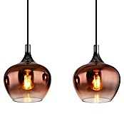 Globo Pendelleuchte Maxy (E27, 40 W, L x B x H: 1 000 x 180 x 1 200 mm, Klar, Kupferfarben, Schwarz, Schwarz-Chrom) | BAUHAUS