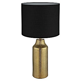 Globo Tischleuchte Elden (60 W, Goldfarben, Schwarz, E27, Ø x H: 305 x 610 mm)