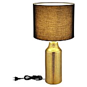 Globo Tischleuchte Elden (60 W, Goldfarben, Schwarz, E27, Ø x H: 305 x 610 mm) | BAUHAUS