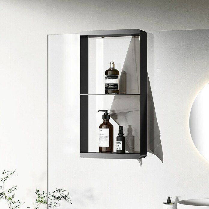 Best Design Rek voor douchewand - Moya-Soap (Roestvrij staal, Gunmetal) | BAUHAUS