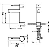 Best Design Wastafelkraan Ore-Industry (RVS-304, Mat) | BAUHAUS