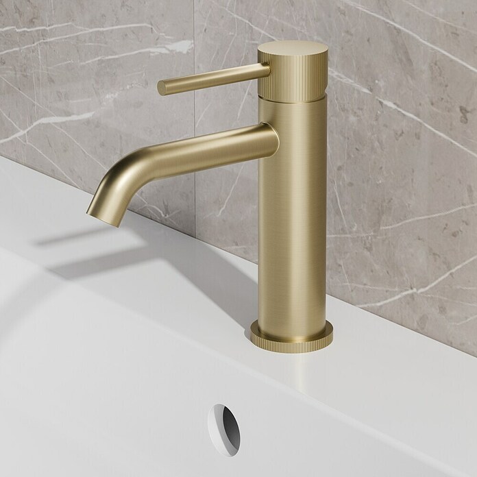 Best Design Wastafelkraan High-End Nancy (Goud, Mat) | BAUHAUS