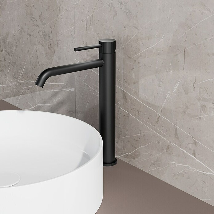 Best Design Wastafelkraan High-End Nero (Zwart, Mat, Hoogte: 31 cm) | BAUHAUS