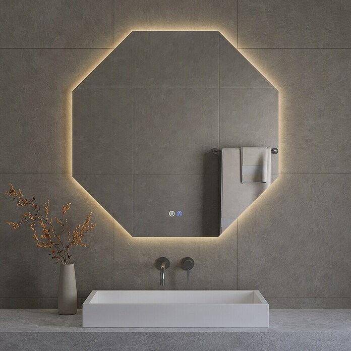 Best Design Led-lichtspiegel Honey (100 x 100 cm) | BAUHAUS