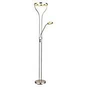Globo Lámpara de pie LED Hadera (20 W, Plata, Blanco cálido, L x An x Al: 35 x 30 x 194 cm) | BAUHAUS