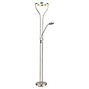 Globo Podna LED svjetiljka Ebro  (20 W, Srebrna, Topla bijela, D x Š x V: 35 x 30 x 194 cm) | BAUHAUS