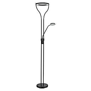 Globo Podna LED svjetiljka Ebro (20 W, Crna, Topla bijela, D x Š x V: 350 x 300 x 1.940 mm)