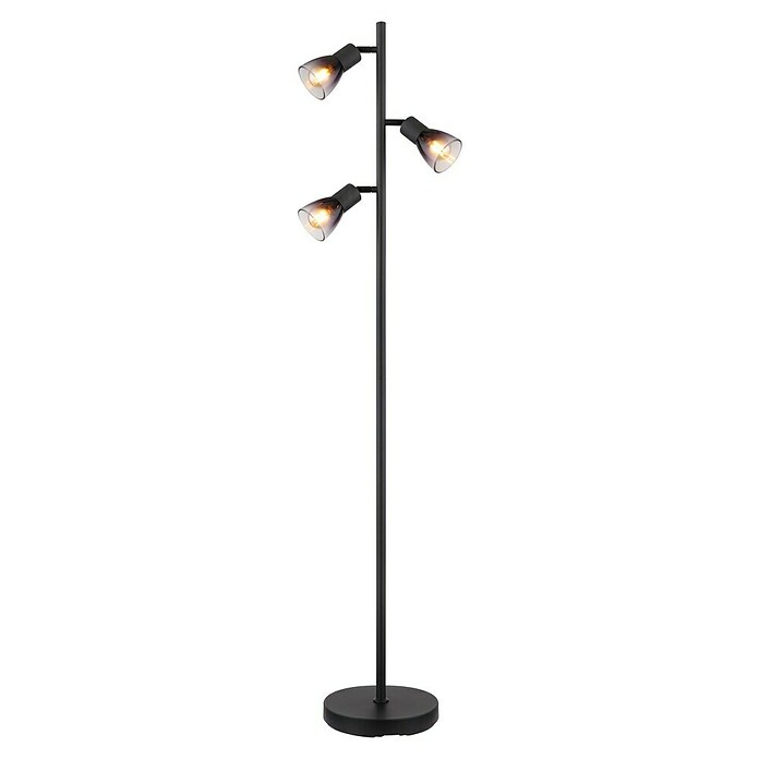Globo Stehleuchte Satella (25 W, Schwarz, E14, L x B x H: 300 x 220 x 1 610 mm) | BAUHAUS