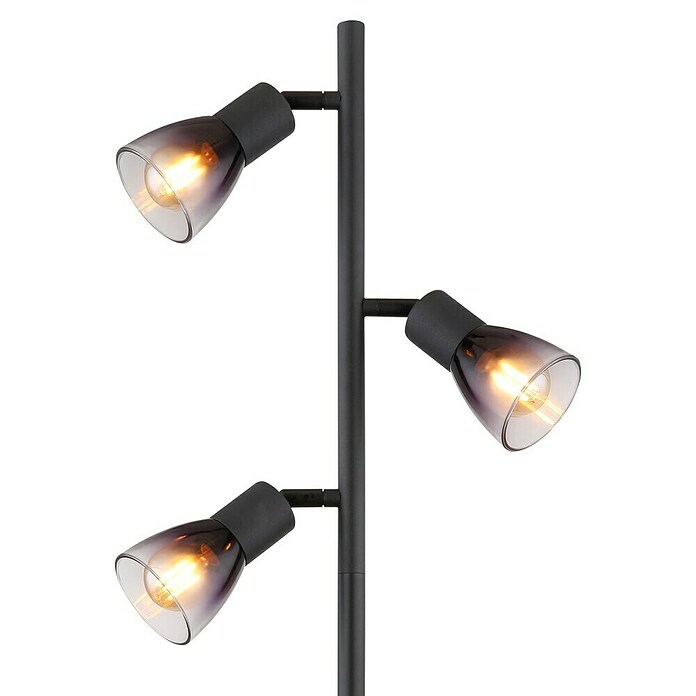 Globo Stehleuchte Satella (25 W, Schwarz, E14, L x B x H: 300 x 220 x 1 610 mm) | BAUHAUS
