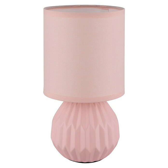 Globo Tischleuchte Sylas (40 W, Pink, E14, Ø x H: 120 x 230 mm) | BAUHAUS