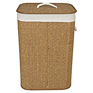Wäschekorb Bamboo (B x H: 28 x 58 cm, Braun)