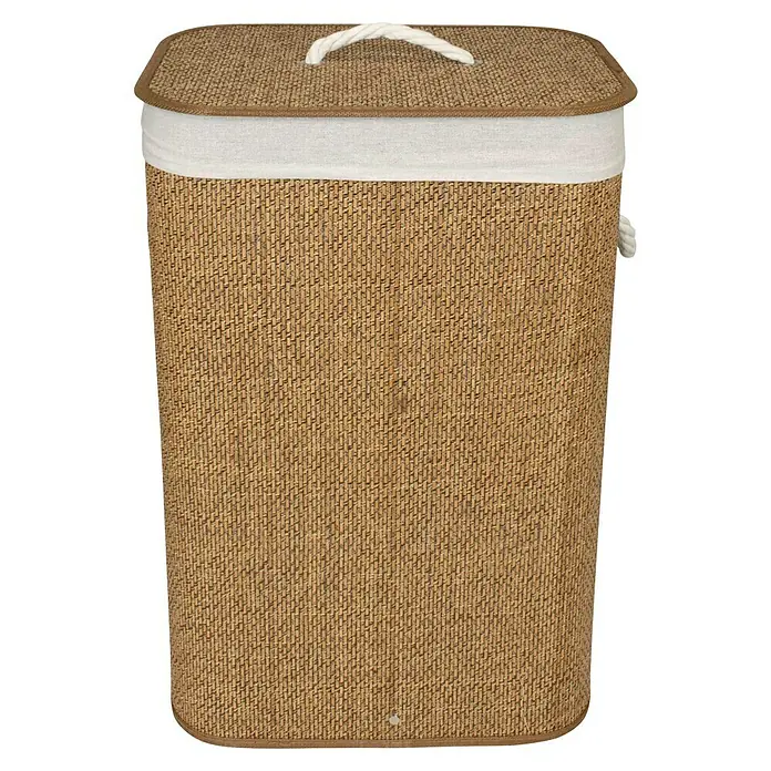 Wäschekorb Bamboo (L x B x H: 38 x 28 x 58 cm, Hellbraun)