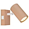 Globo Wandstrahler Robby (25 W, Pfirsichfarben, Weiß, GU10) | BAUHAUS