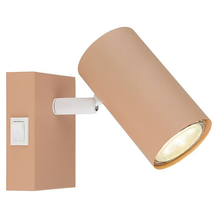 Globo Wandstrahler Robby (25 W, Pfirsichfarben, Weiß, GU10) | BAUHAUS