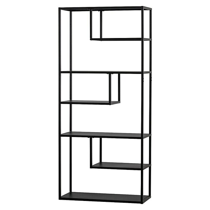 Vakkenkast Teun (Zwart, H x B x D: 188 x 85 x 35 cm) | BAUHAUS