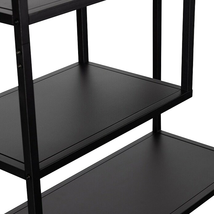 Vakkenkast Teun (Zwart, H x B x D: 188 x 85 x 35 cm) | BAUHAUS