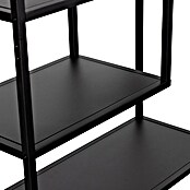 Vakkenkast Teun (Zwart, H x B x D: 188 x 85 x 35 cm) | BAUHAUS