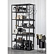 Vakkenkast Teun (Zwart, H x B x D: 188 x 85 x 35 cm) | BAUHAUS