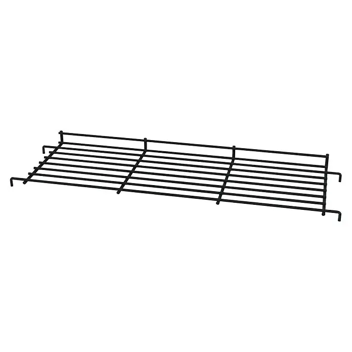 Grillstar Warmhalterost Powerburner - Passend für: Grillstar Gasgrill Powerburner 250-1 - Aufnahme von Regalstützen für die Installation. Sie sind schwarz und aus Metall, um Regale sicher zu befestigen und zu stützen.