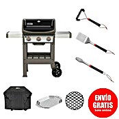 Weber Barbacoa de gas Spirit II E-310 + 7 accesorios (Superficie de la parrilla (An x Pr): 60 x 46 cm, 8,7 kW, Número de quemadores: 3) | BAUHAUS