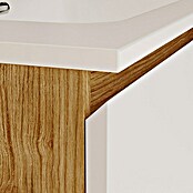 Mueble de lavabo Open (L x An x Al: 43 x 80 x 64 cm, Blanco seda, Madera auténtica) | BAUHAUS