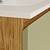 Mueble de lavabo Open (L x An x Al: 43 x 70 x 64 cm, Verde, Madera auténtica) | BAUHAUS