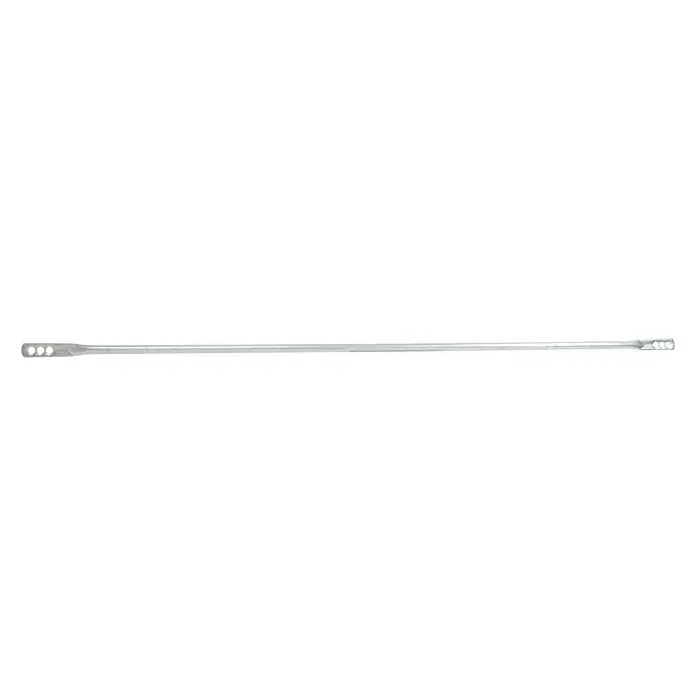 Altrad Puntal de barandilla GS80006.F - Largo: 200 cm - Una baqueta de limpieza plateada para armas, ideal para el cuidado y la limpieza. La herramienta es robusta y de precisión.