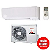 Mitsubishi Aire acondicionado Inverter DXK-Z6-W 12   (Potencia frigorífica máx. por unidad en BTU/h: 10.918 BTU/h, Potencia calorífica máx. por equipo en BTU/h: 12.283 BTU/h, Específico para: Habitaciones de hasta 25 m²)