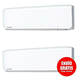 Mitsubishi Aire acondicionado Inverter 30ZS 2x1 (2.500 W, 3.200 W, 15 m² - 25 m², Blanco)